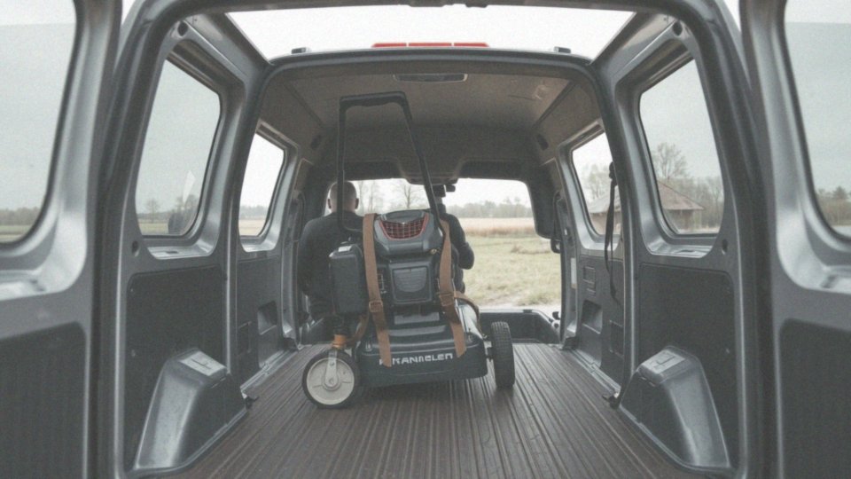 Jak transportować kosiarkę spalinową bezpiecznie?