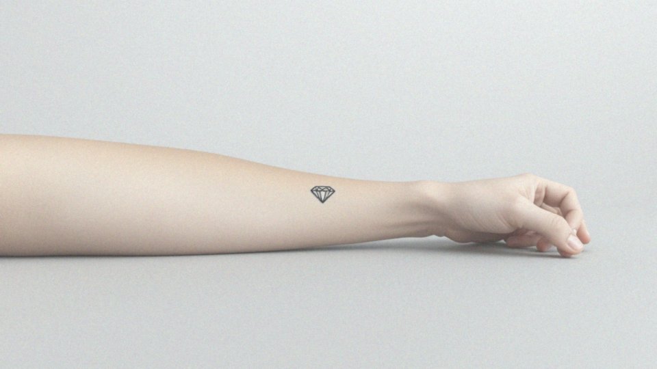 Gdzie najlepiej umiejscowić tatuaż diament 3D na ciele?