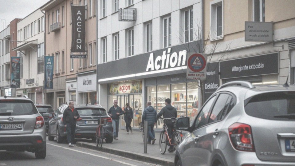 Jakie jest znaczenie lokalizacji sklepów Action w strategii sprzedaży?